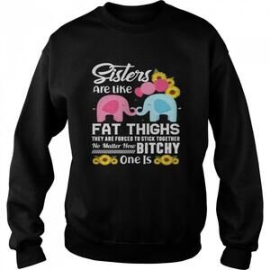 Sisters Are Like Fat Thighs They Are Forced To Stick Together Sweatshirt